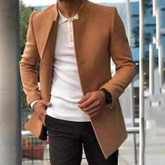 Stylish Camel Blazer For Men - Perfect For Casual And Formal Occasions