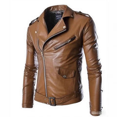 Stylish Men's Biker Jacket - Perfect For Casual And Fashionable Looks