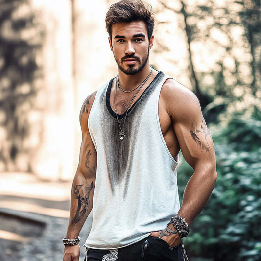 Men's Summer Comfortable Skin-Friendly Cool Tank Top MTA2808C4U