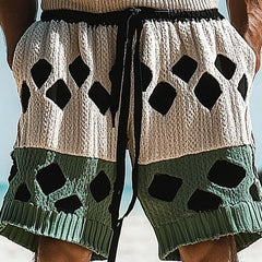 Men's Spring Fashion Woven Hollow Sports Shorts MTA0388D9P