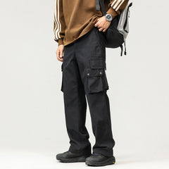 Men's Cargo Pants with Oversized Pockets - Perfect for Casual and Outdoor Adventures