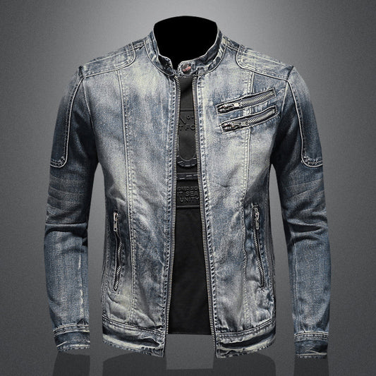 Stylish Denim Jacket For Men - Perfect For Casual And Outdoor Adventures