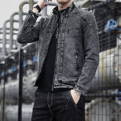 Stylish Denim Jacket with Faux Fur Lining - Perfect for Casual and Outdoor Wear
