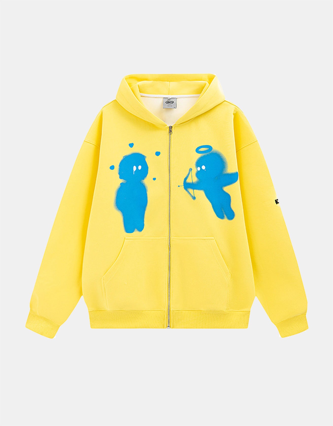 Cute Archery Cherub Zipper Hoodie