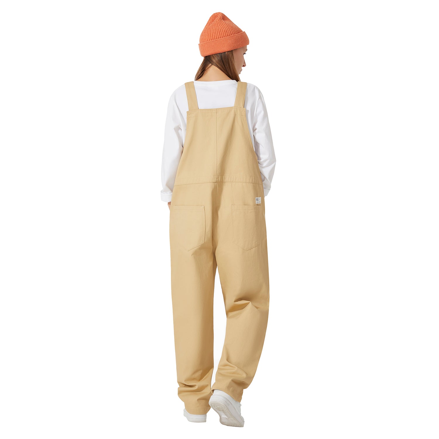 Bib Relaxed Straight Cargo Overall- Women's