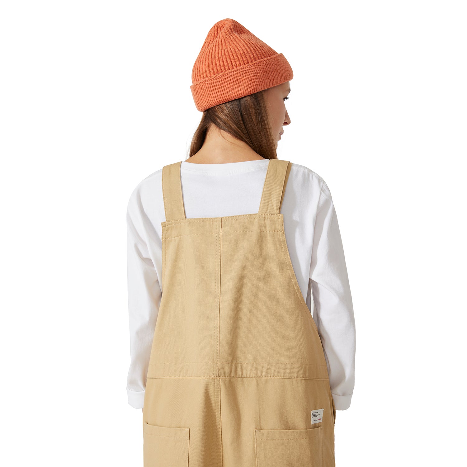 Bib Relaxed Straight Cargo Overall- Women's