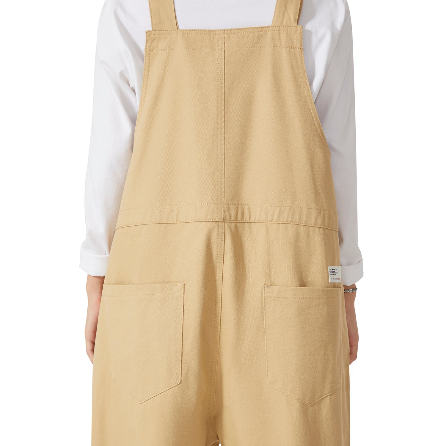 Bib Relaxed Straight Cargo Overall- Women's