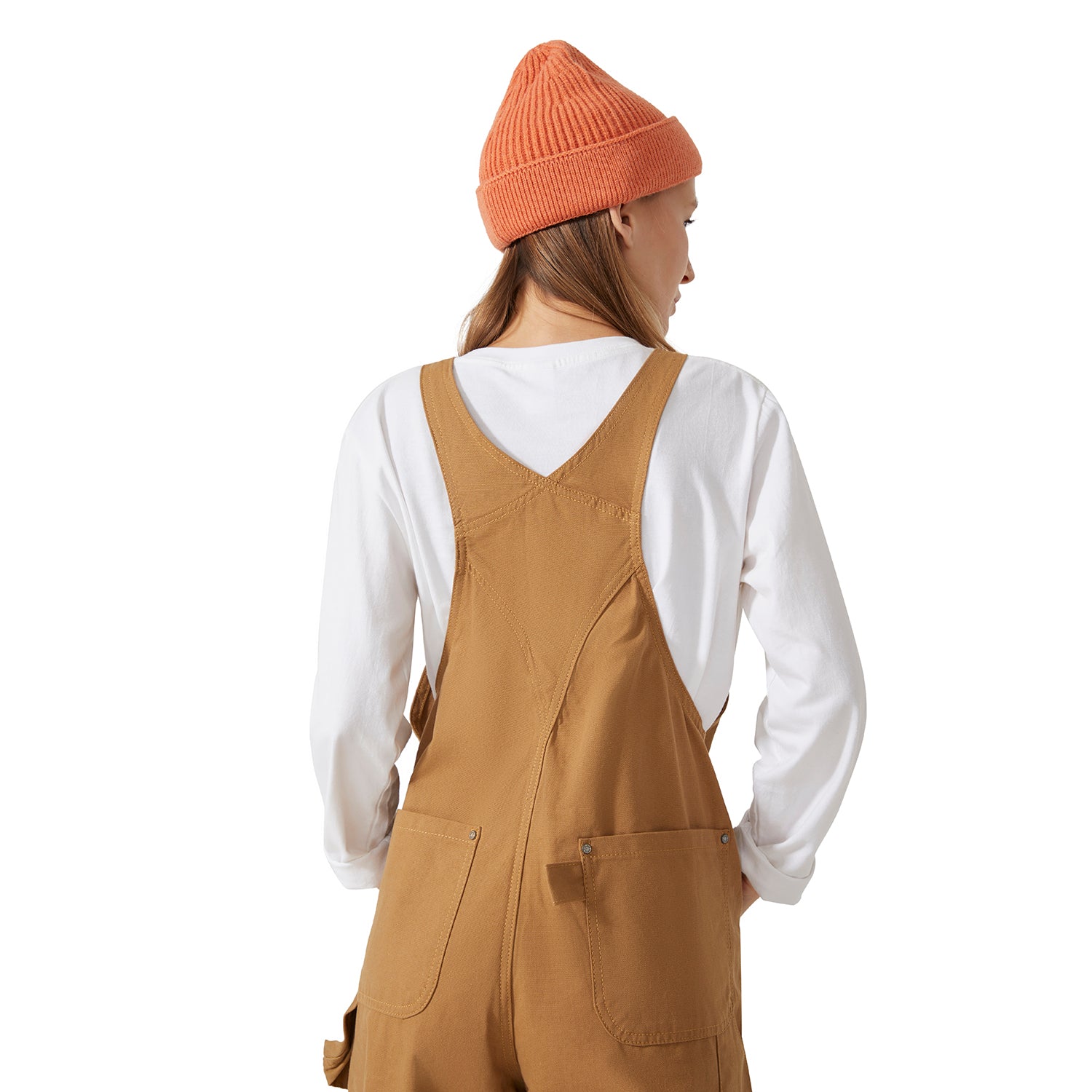 Cropped Carpenter Bib Overalls- Women's