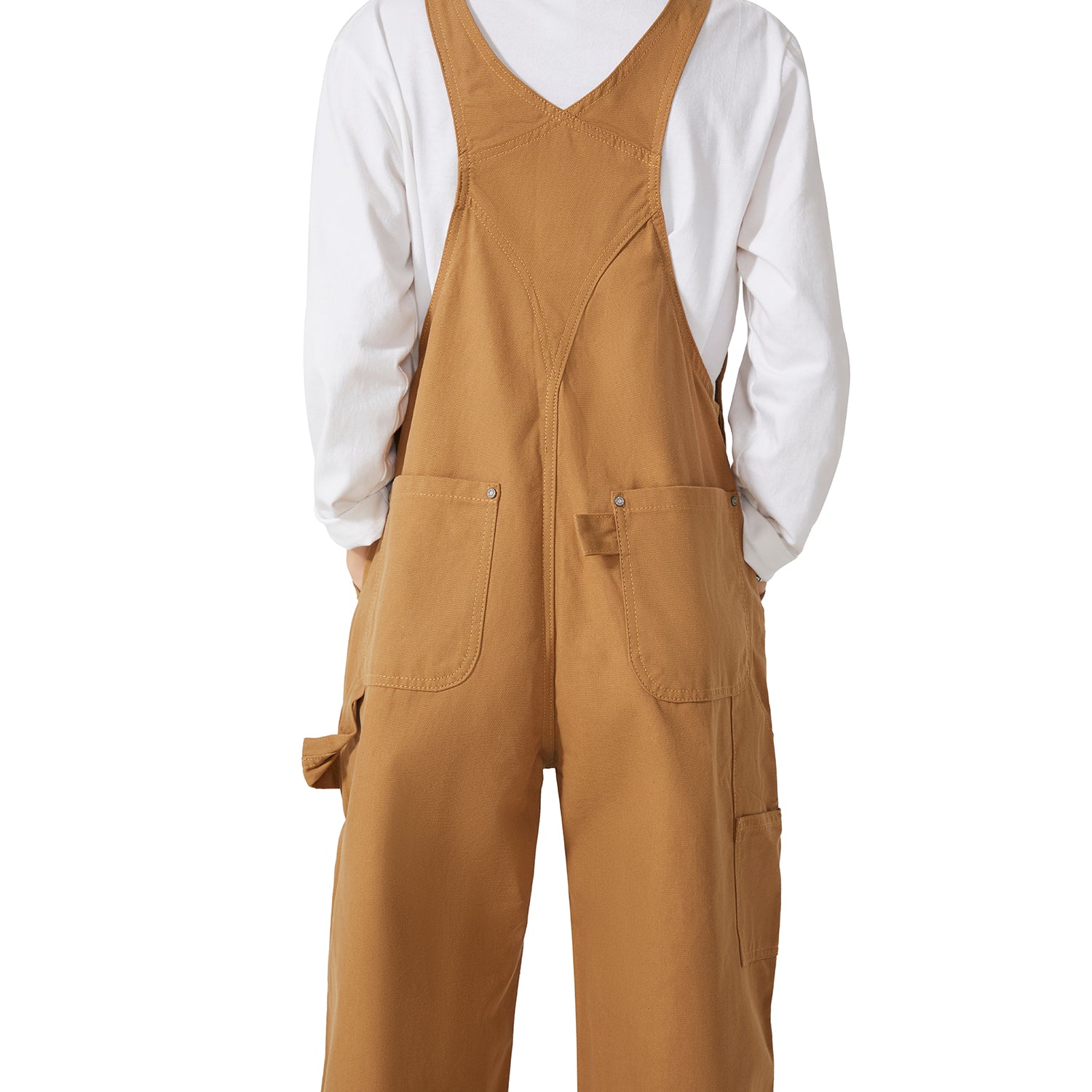 Cropped Carpenter Bib Overalls- Women's