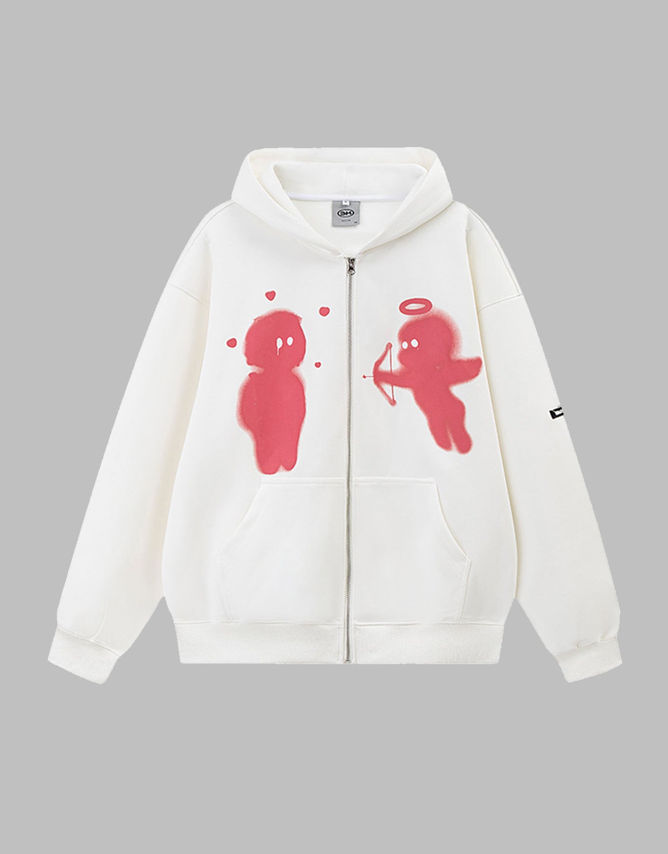 Cute Archery Cherub Zipper Hoodie