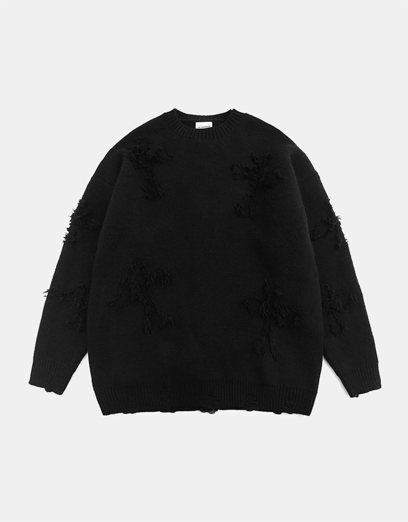 Cross Hole Street Trendy Sweater