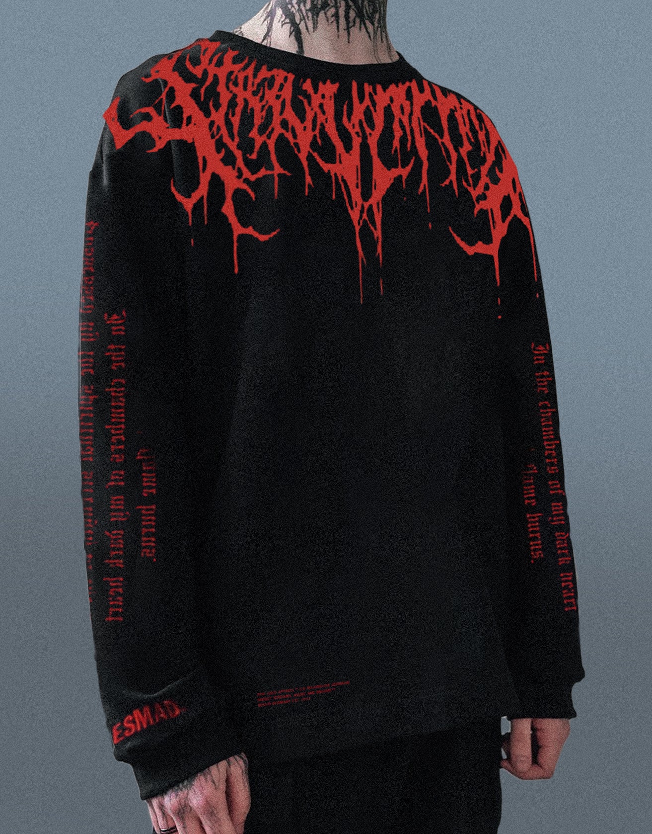 Evil Blood Oversize Sweatshirt