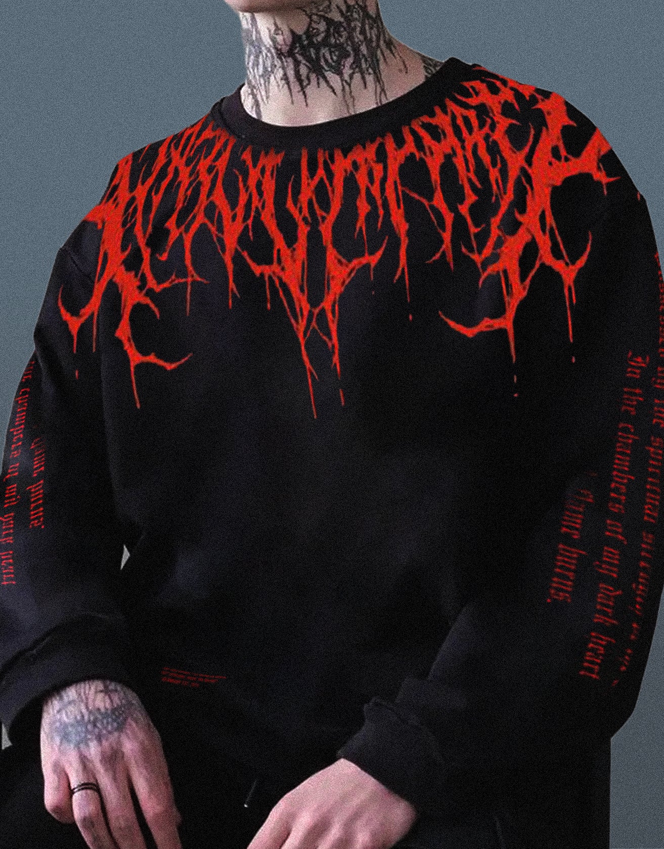 Evil Blood Oversize Sweatshirt