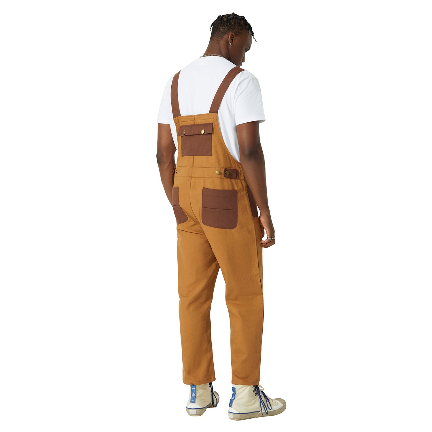 Classic Retro Straight Leg Overalls - Men's