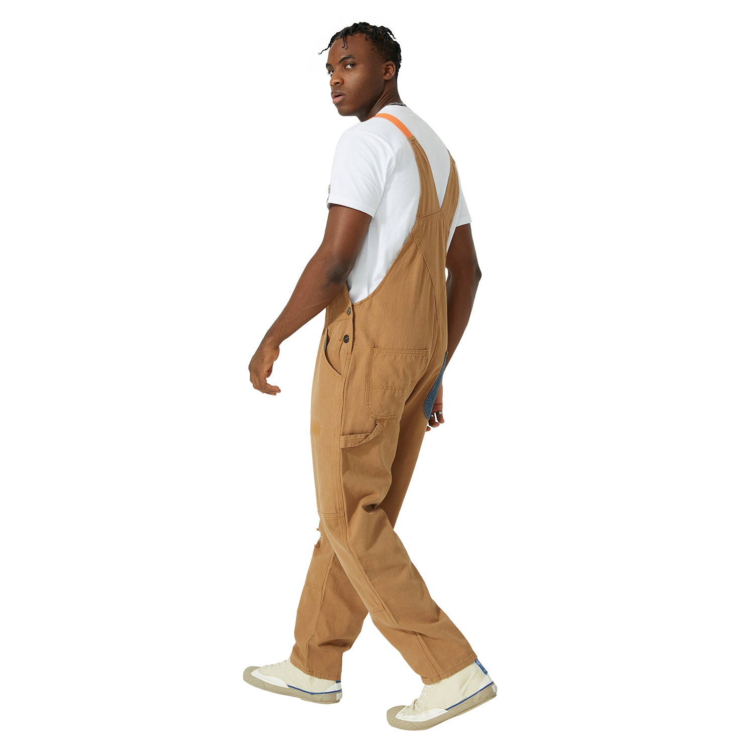 Duck Bib Cargo Overalls - soil