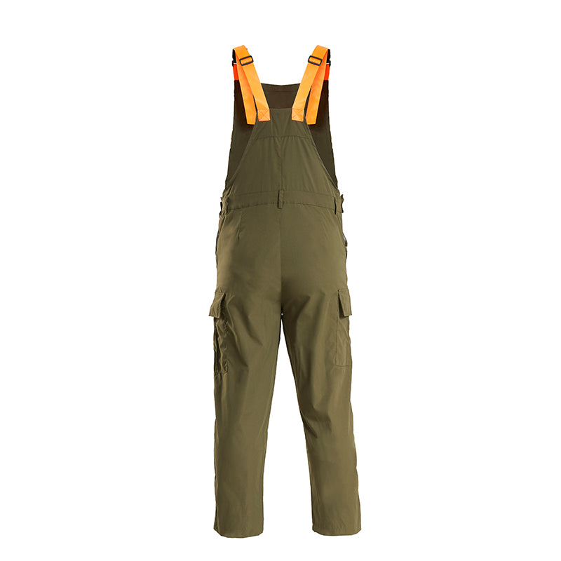 Men's Dark Green Overalls, Ultimate Comfort and Mobility - Monster Valley