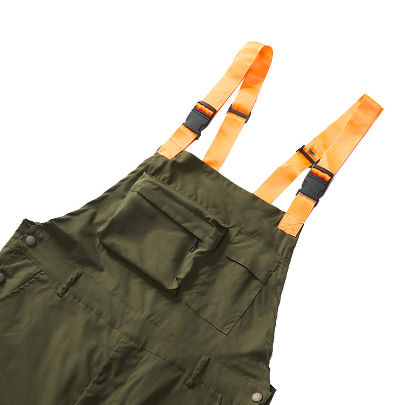 Men's Dark Green Overalls, Ultimate Comfort and Mobility - Monster Valley