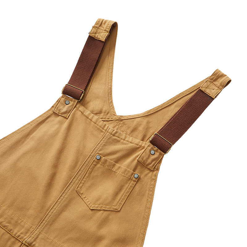 Cropped Carpenter Bib Overalls- Women's