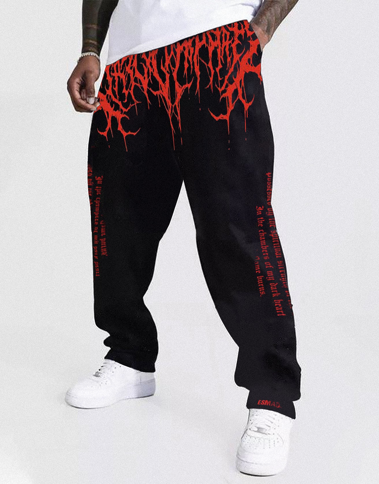 Blood Red Coil Devil Casual Sweatpants